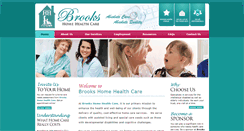 Desktop Screenshot of brookshomehealthcare.net